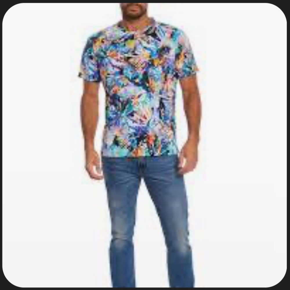 NWT ROBERT GRAHAM DAINTREE TEE - Picture 2 of 5
